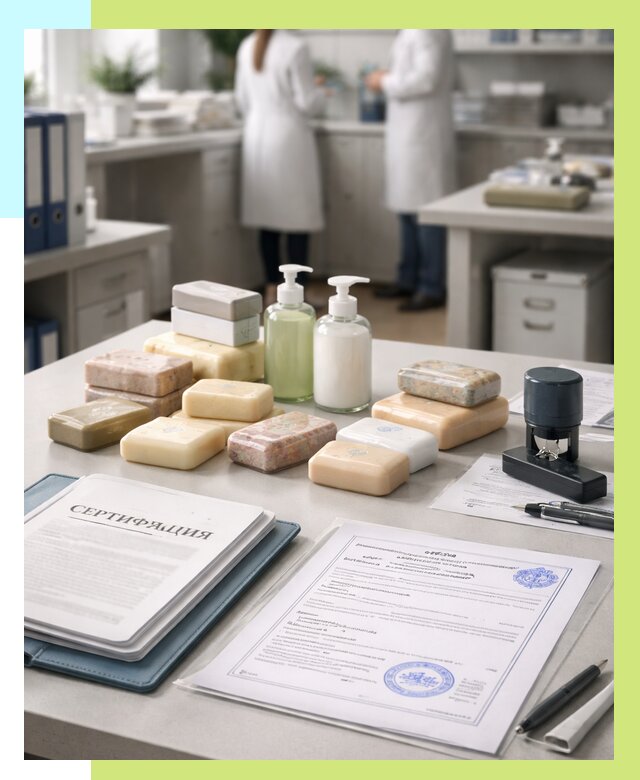 Сертификация мыла и сертификат на мыло в Мончегорске от 12120 | Алешин-Мнч