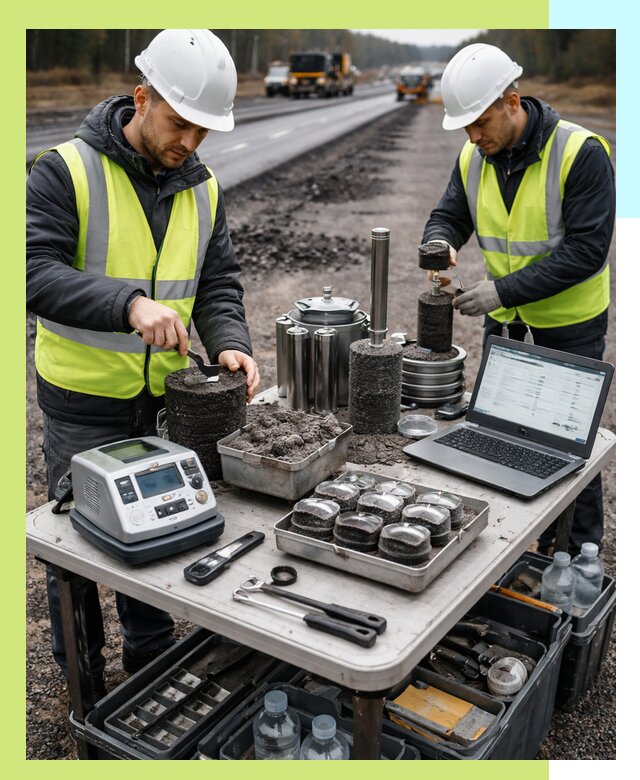 Сертификация асфальта: испытания и подтверждение в Мончегорске