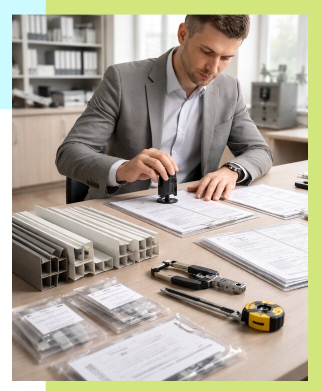 Сертификация ПВХ продукции в Мончегорске от 8585 р., Алешин-Мнч