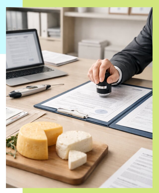 Сертификация сыров в Мончегорске от 15150 р | Сертификат на сыр Алешин-Мнч