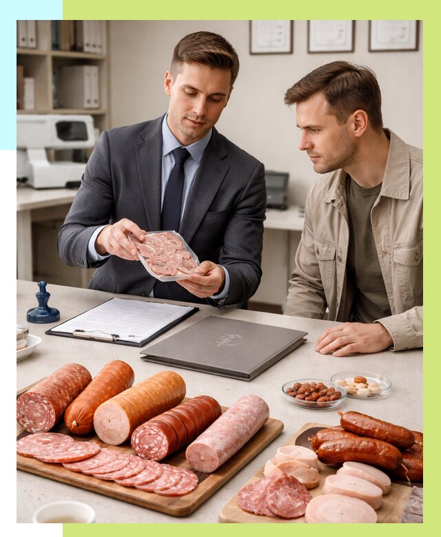 Сертификация колбасных изделий в Мончегорске от 7575 р. | Алешин-Мнч