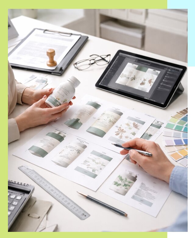 Профессиональная разработка дизайна и текста этикетки продукции в Мончегорске