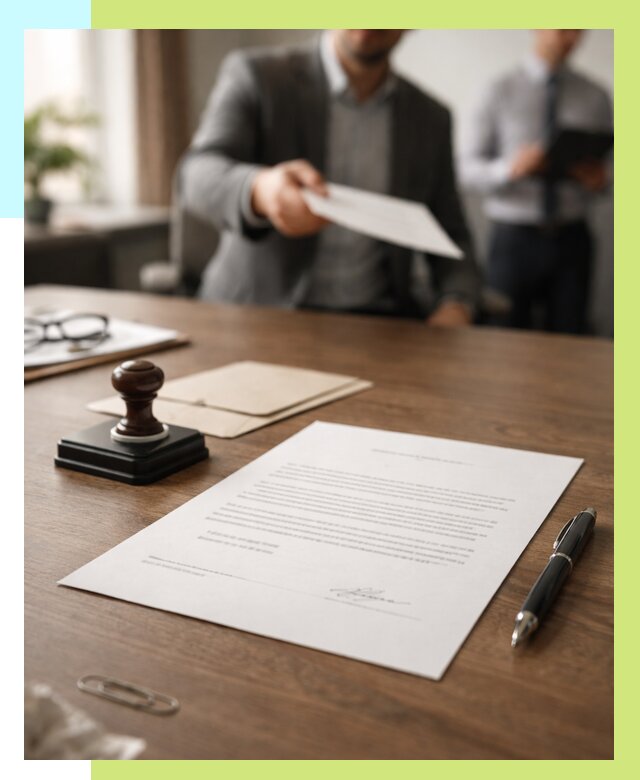 Отказное письмо по сертификации в Мончегорске от 3535 р. | Алешин-Мнч