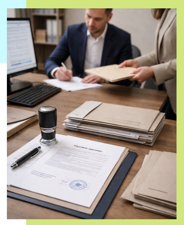 Отказное письмо для таможни в Мончегорске от 3030 р, Алешин-Мнч