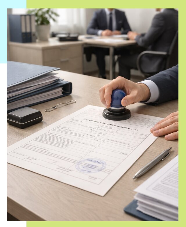 Сертификат происхождения СТ 1 в Мончегорске от 4545 р. | Алешин-Мнч