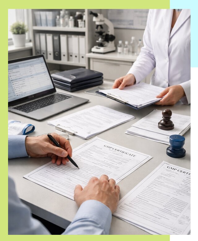 Оформление сертификата GMP в Мончегорске для фармпроизводства